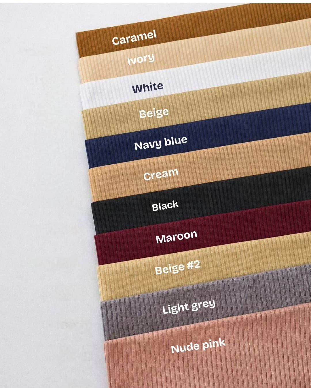 Ribbed Jersey Cap 2