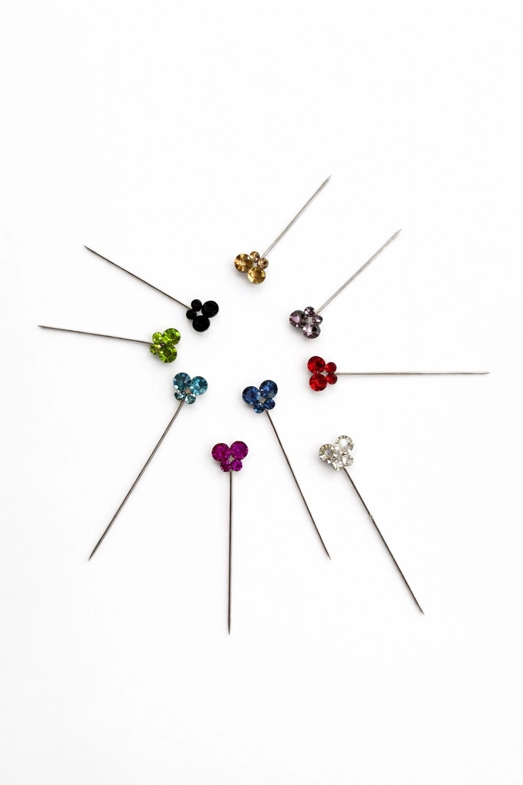 Crystal Diamond Pins-Butterfly