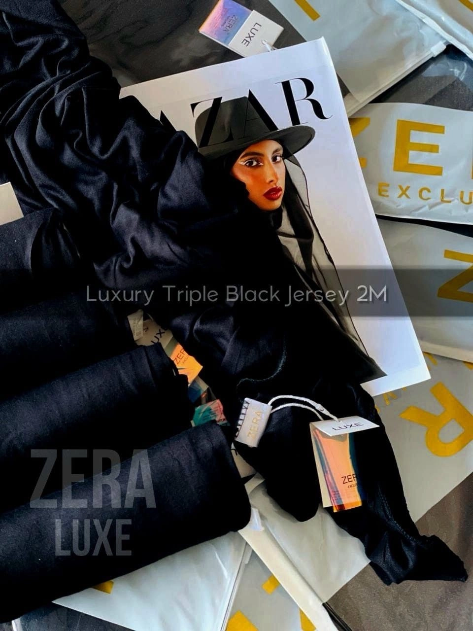 ZERA Triple Black Luxe Jersey
