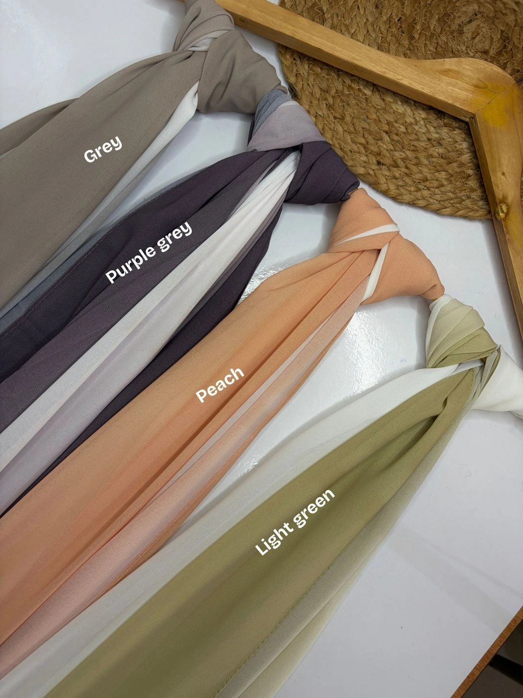 ZERA PREMIUM MALAYSIAN OMBRÉ CHIFFON HIJAB 2