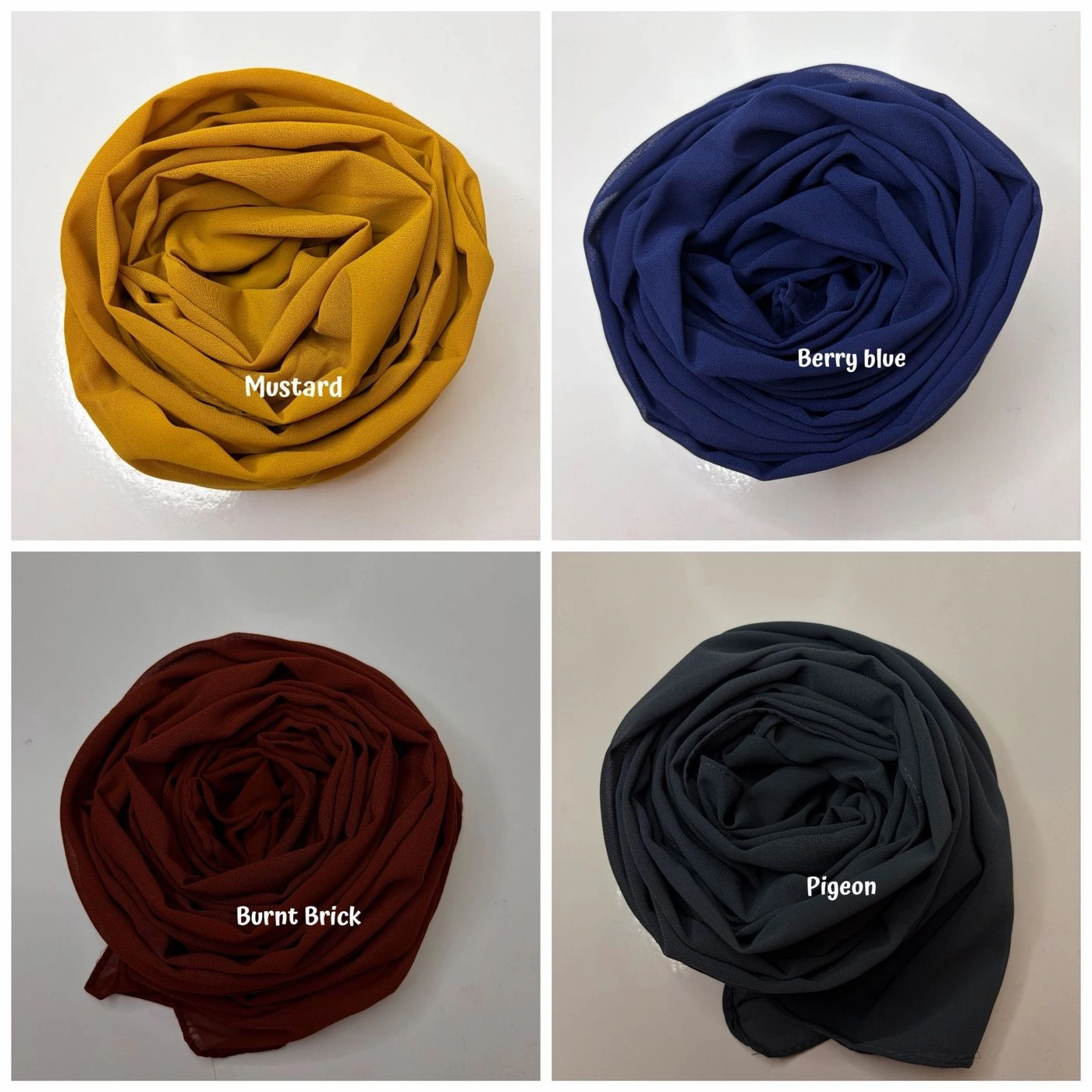 Classic Solids-Heavy Chiffon Regular 6