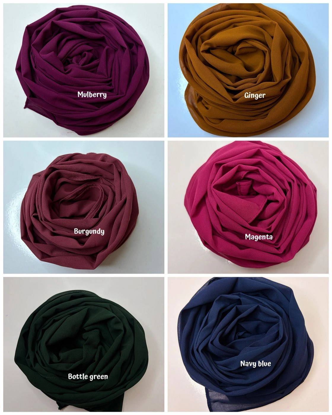 Classic Solids-Heavy Chiffon Regular 7