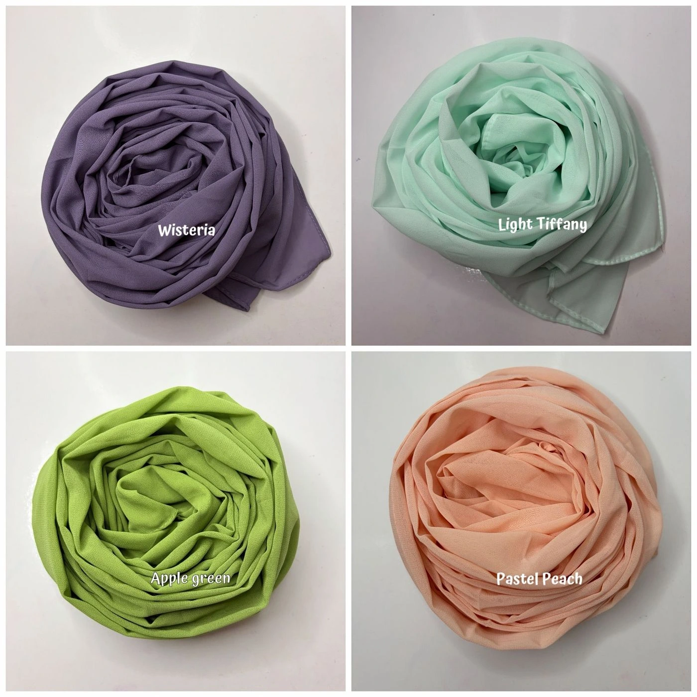 Pretty Pastels- Heavy Chiffon Regular