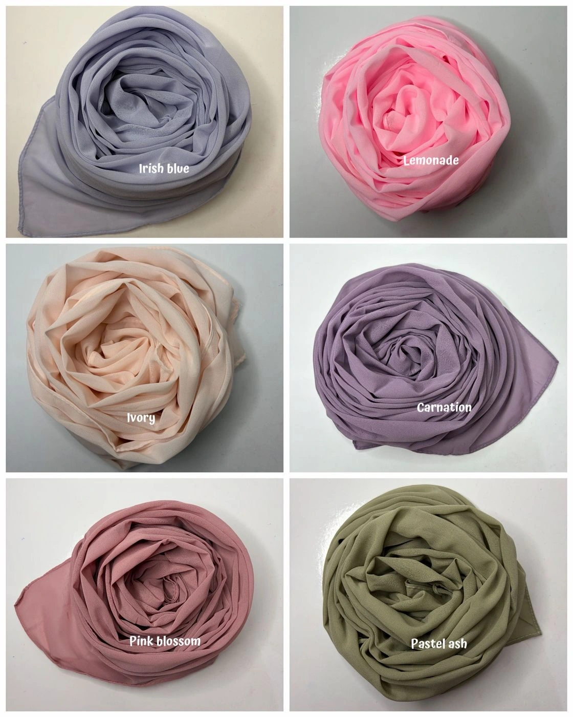 Pretty Pastels- Heavy Chiffon Regular 7