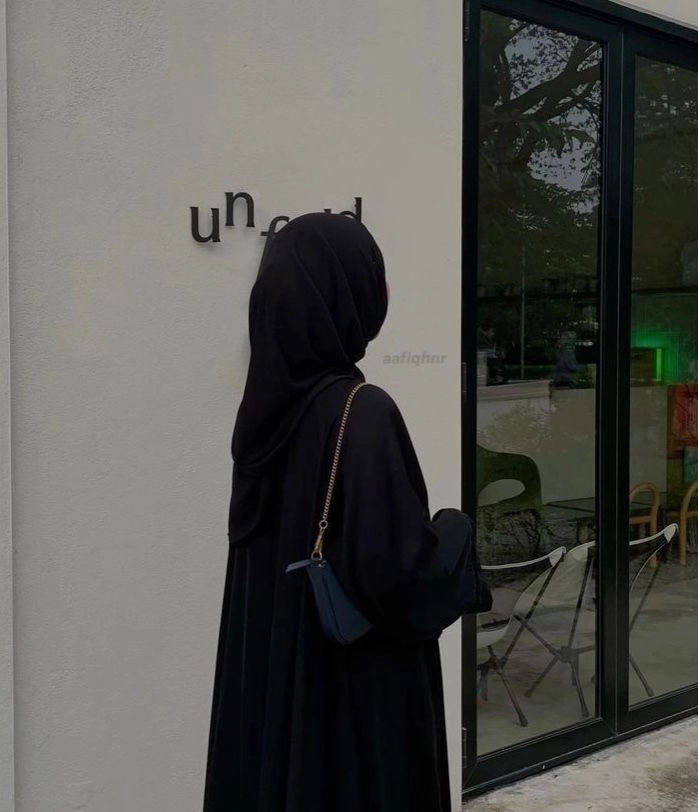 Triple Black Hijabs