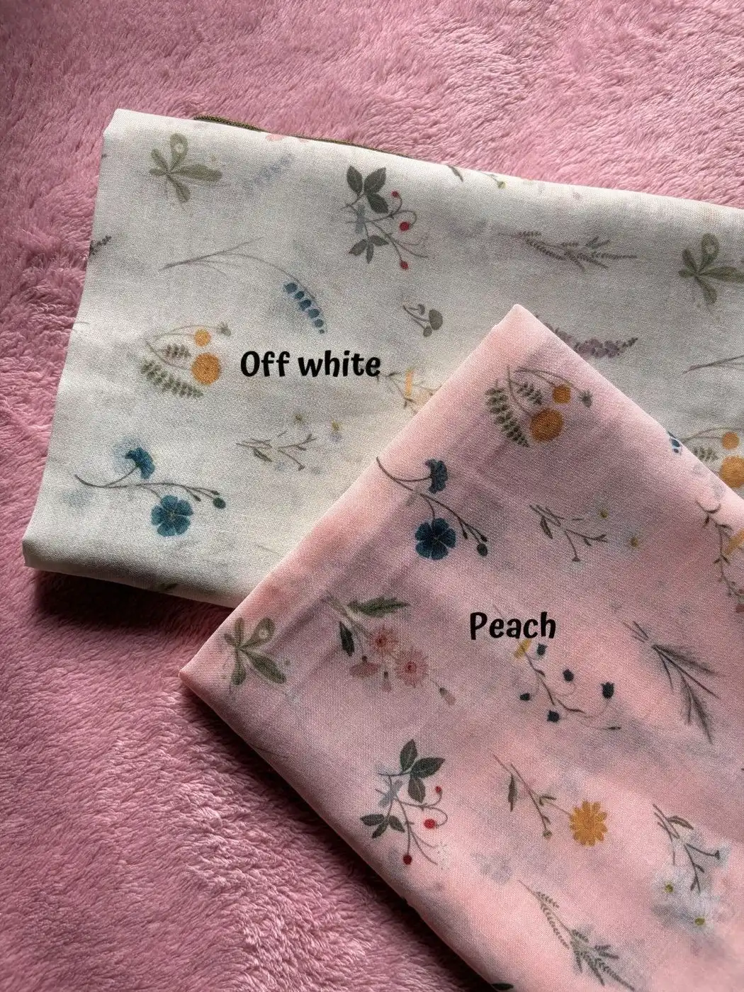 Premium Floral Cotton hijab