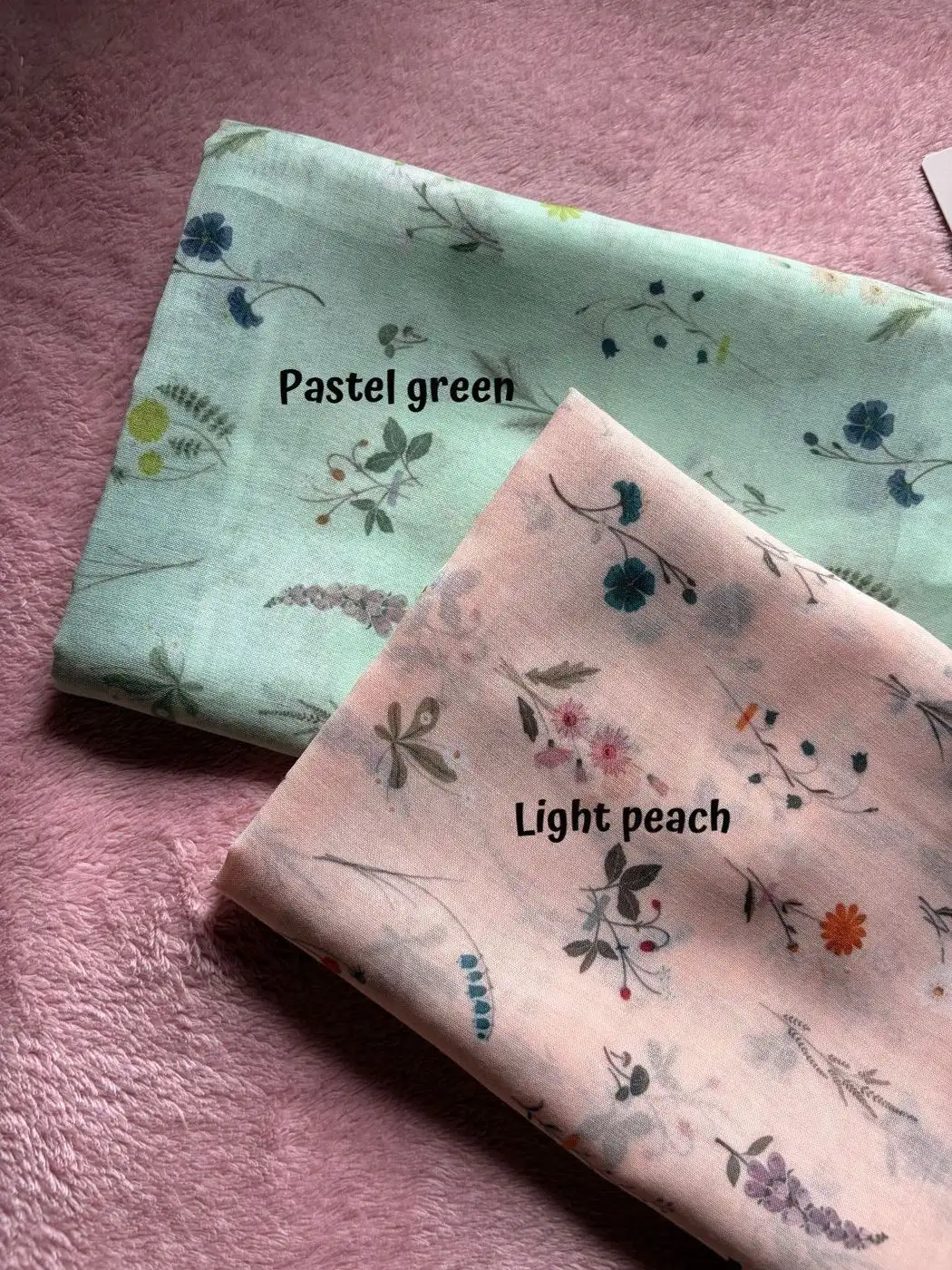 Premium Floral Cotton hijab