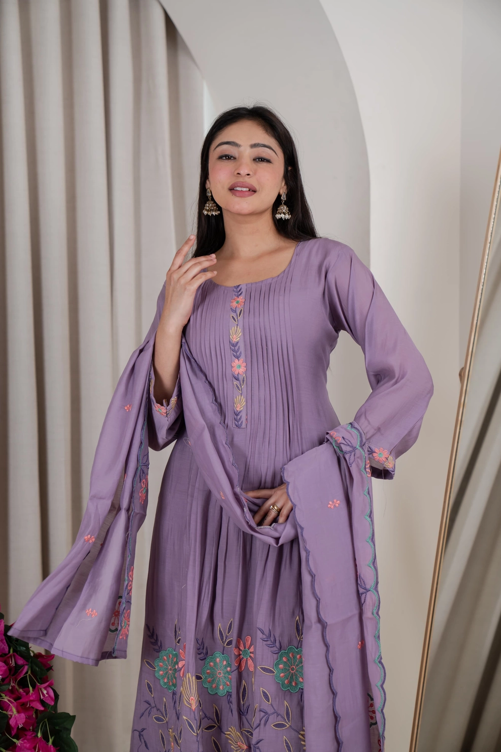FLORA - Mul chandery Premium three piece set 3