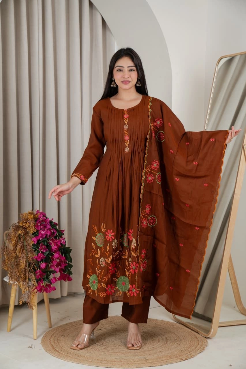 FLORA - Mul chandery Premium three piece set 2