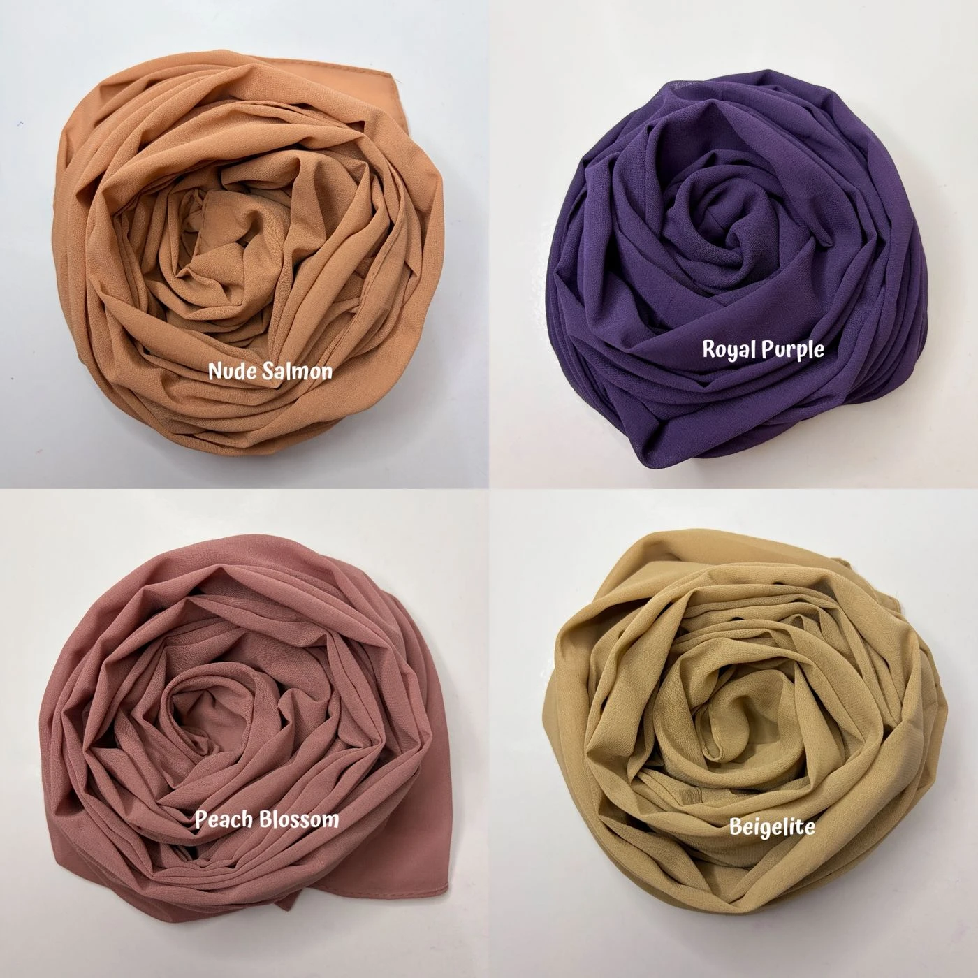 Earthy Nudes - Heavy Chiffon regular
