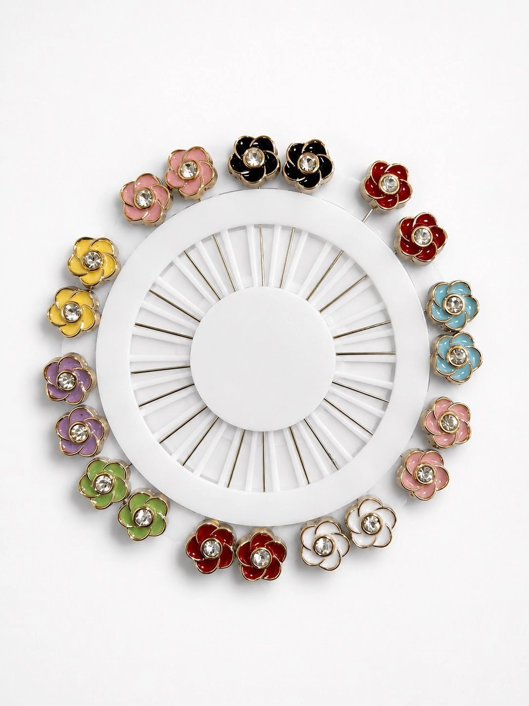 Crystal Diamond Pin-Rose