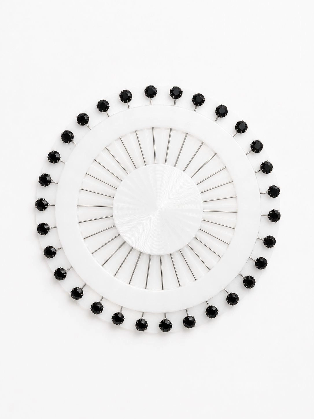 Crystal Diamond Pin-Round