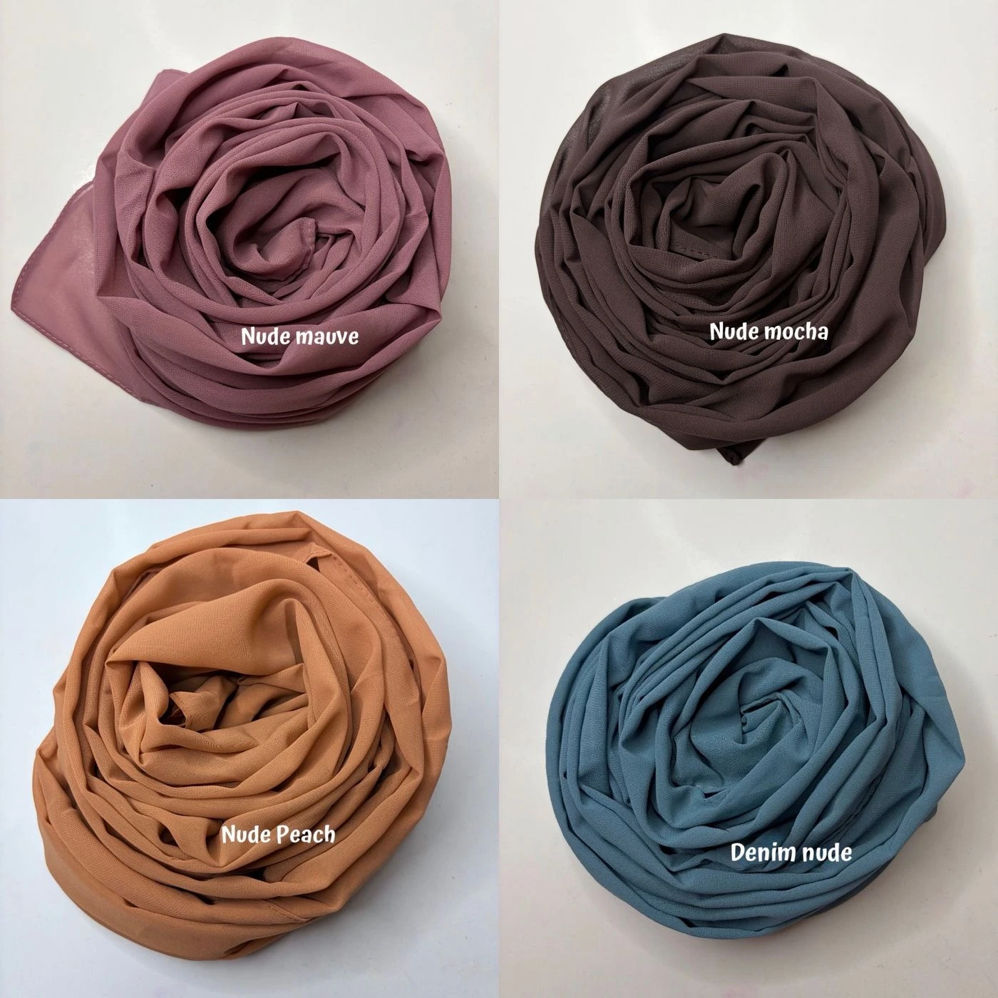 Earthy Nudes - Heavy Chiffon regular 1