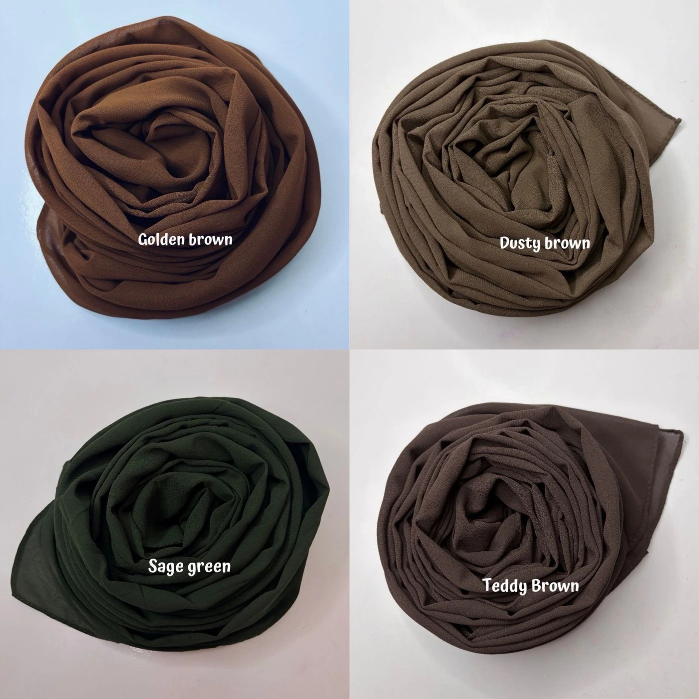 Earthy Nudes - Heavy Chiffon regular 2