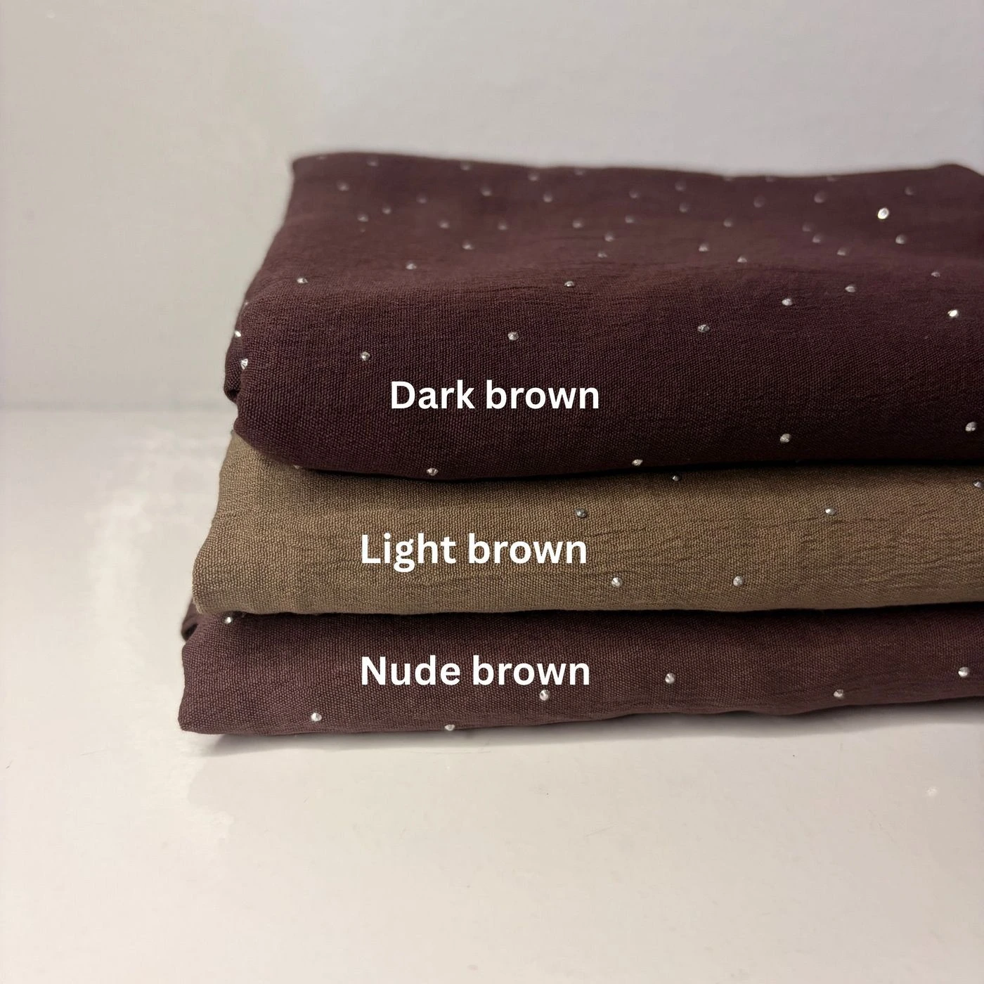 Textured cotton with stonework hijab