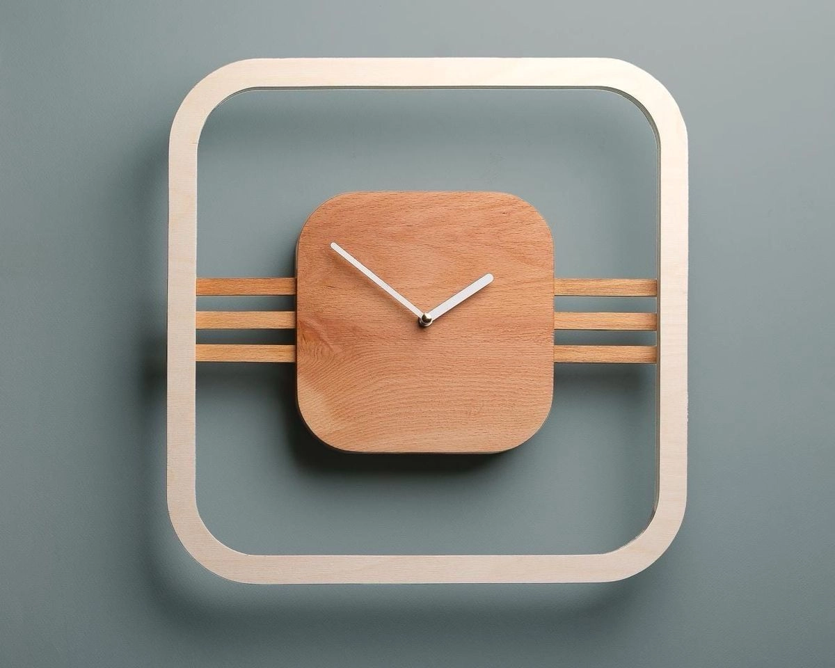 Square, wall clock