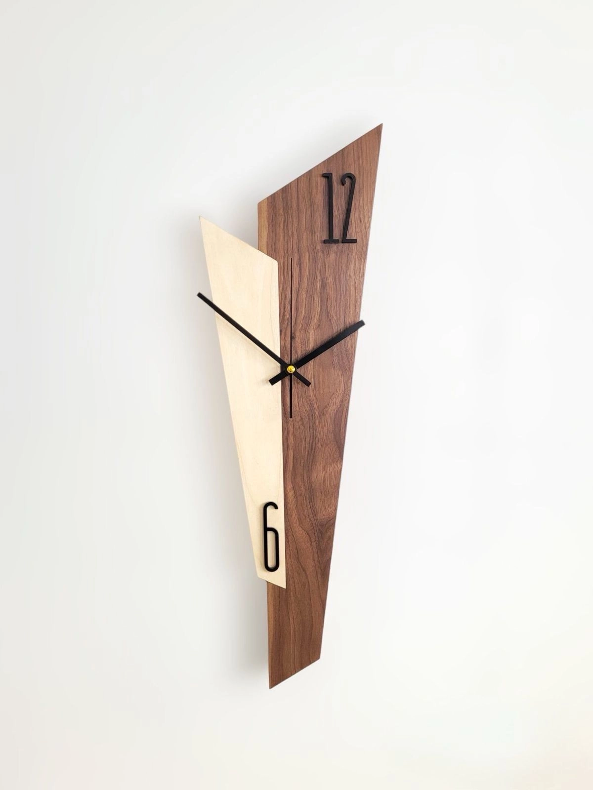 Wood wall clock