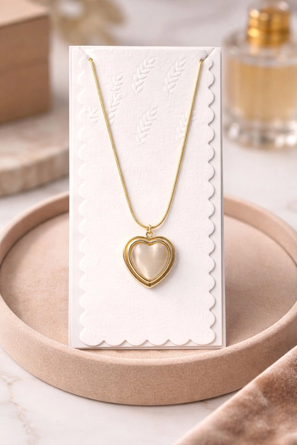 Ivory Heart Necklace