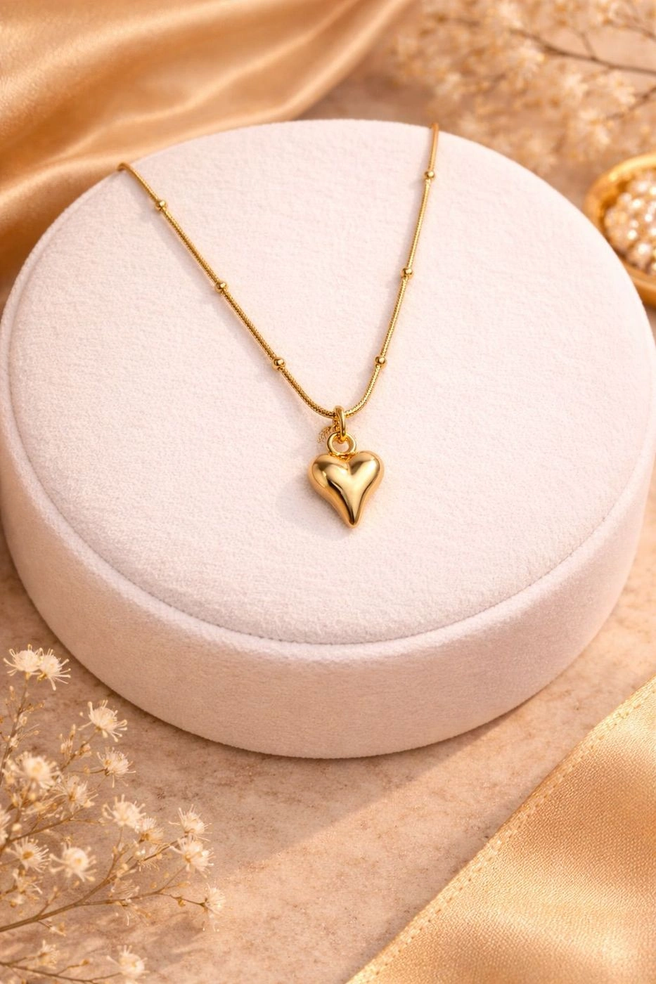 Golden Heart Necklace
