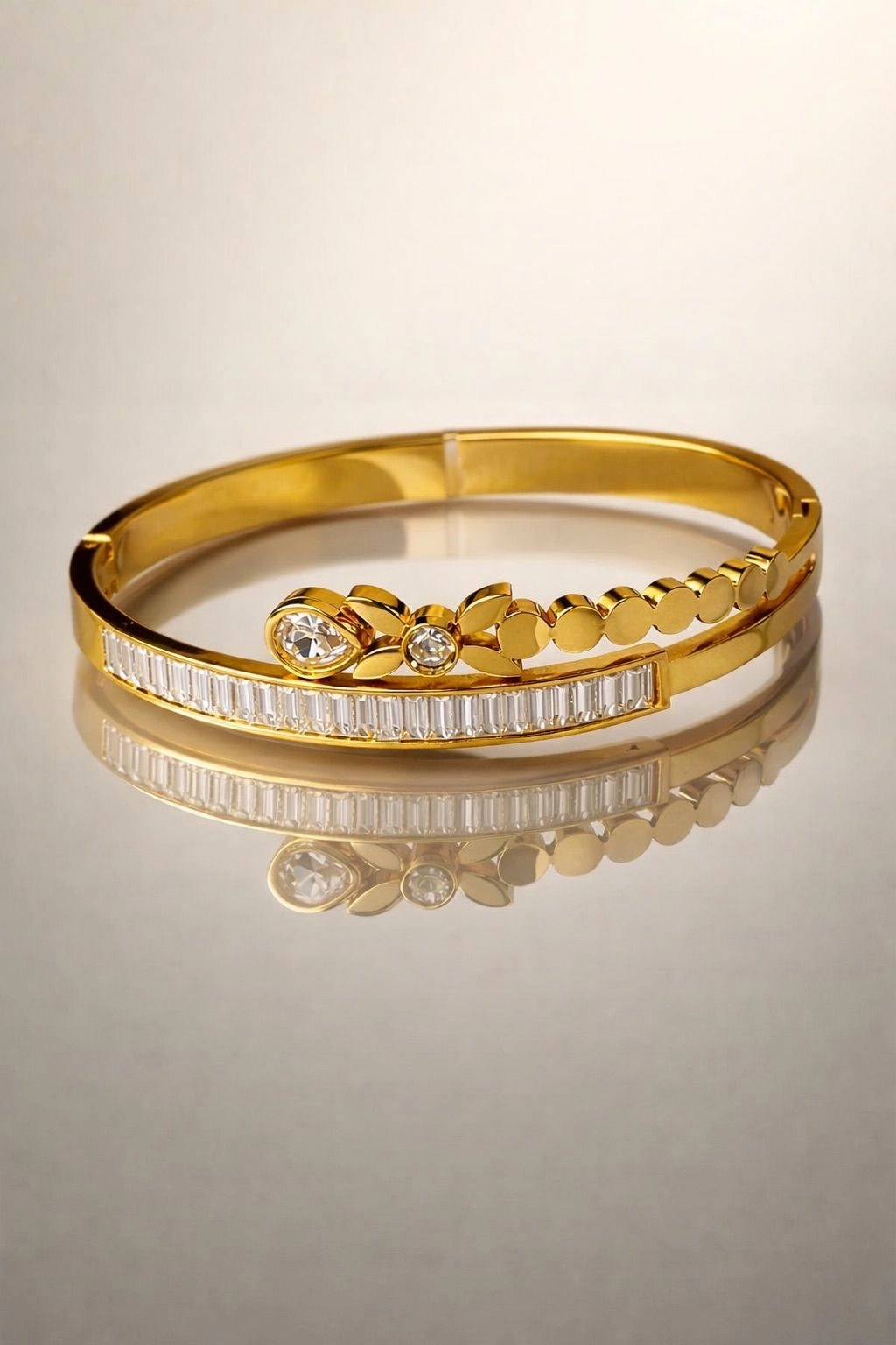 Flora Luxe Diamond Bangle