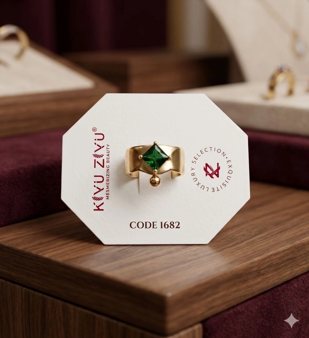 Royal Emerald Crest Ring