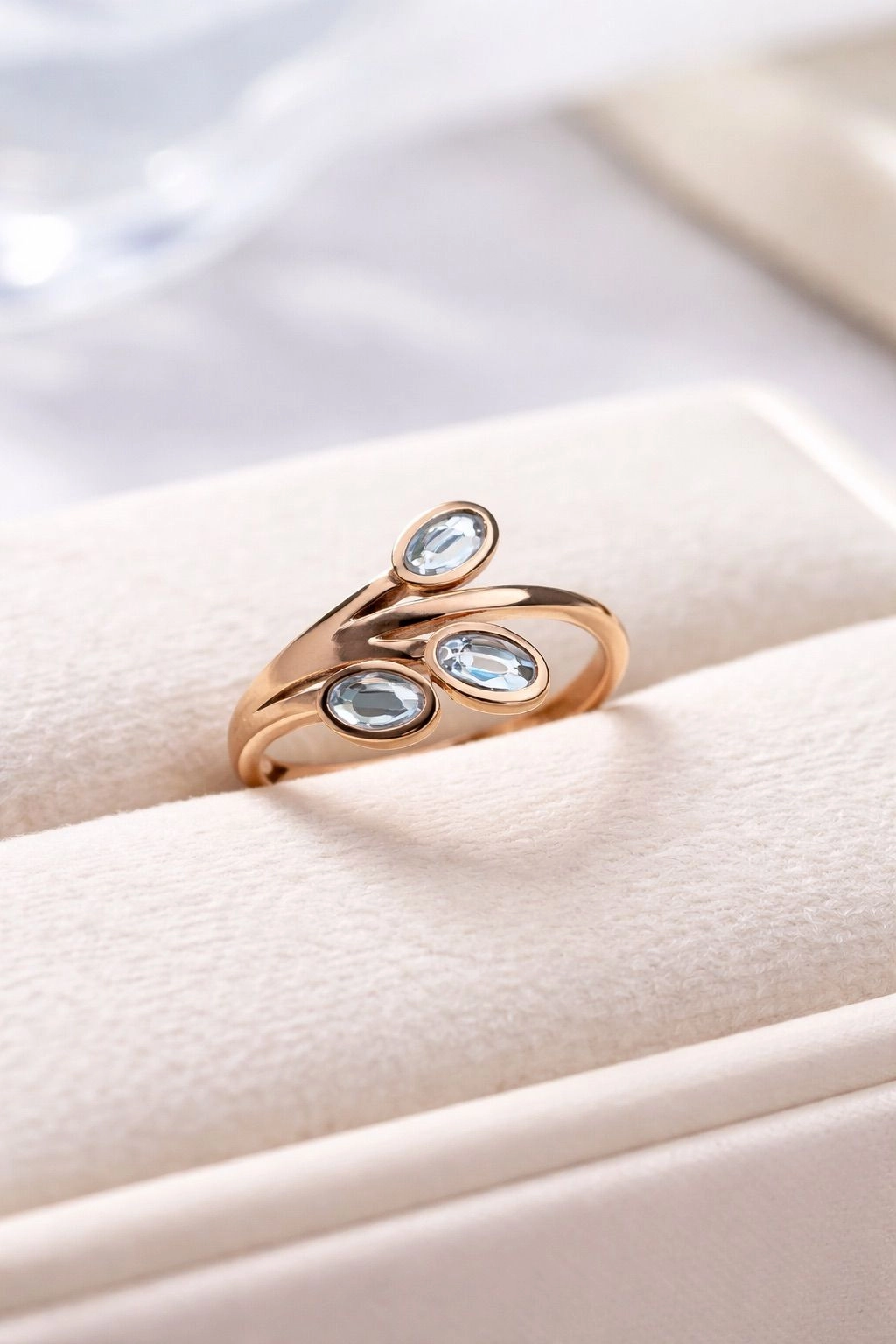 Celeste Aqua Flow Ring