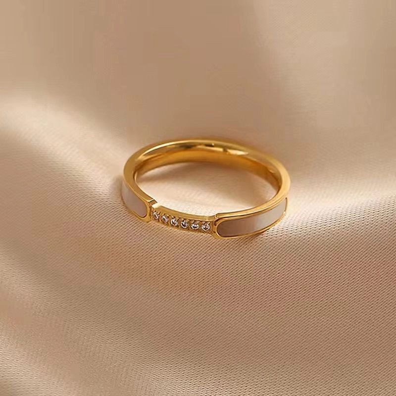 Celeste Ivory Edge Ring