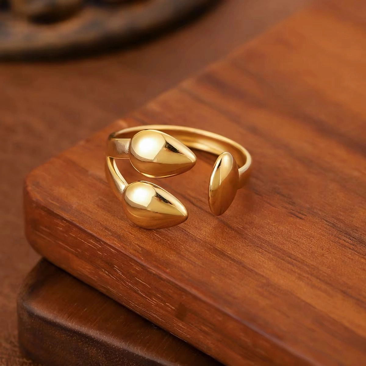 Celeste Triple Drop Ring