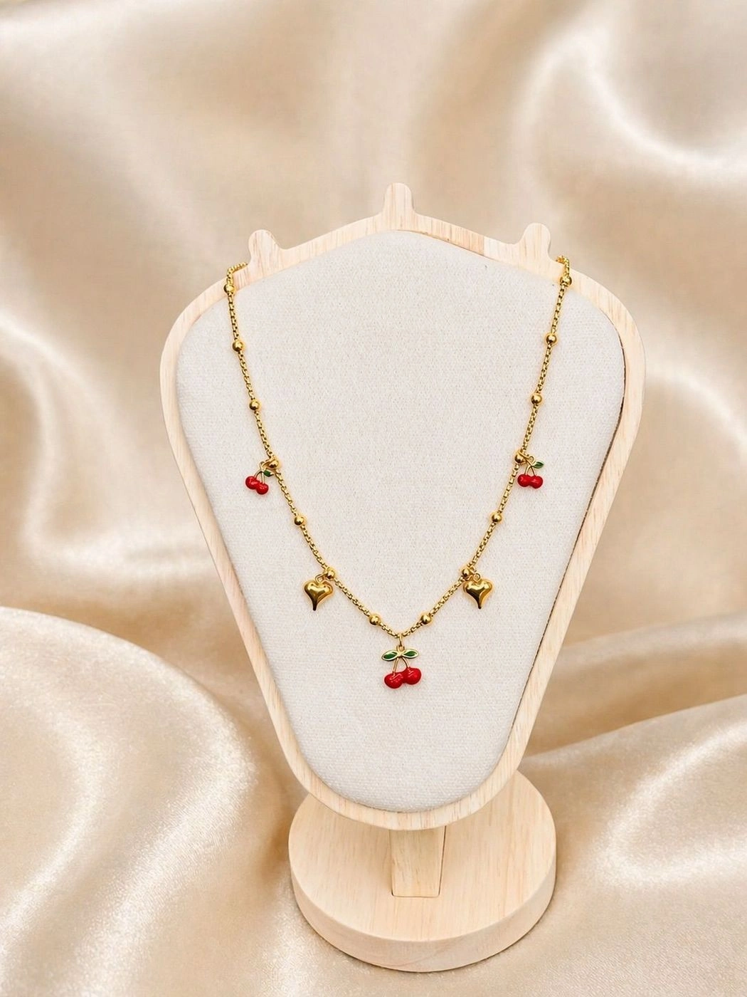 Cherry Luxe Charm Necklace
