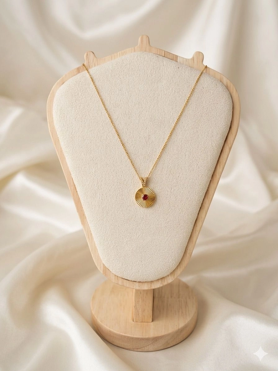 Solar Ruby Pendant