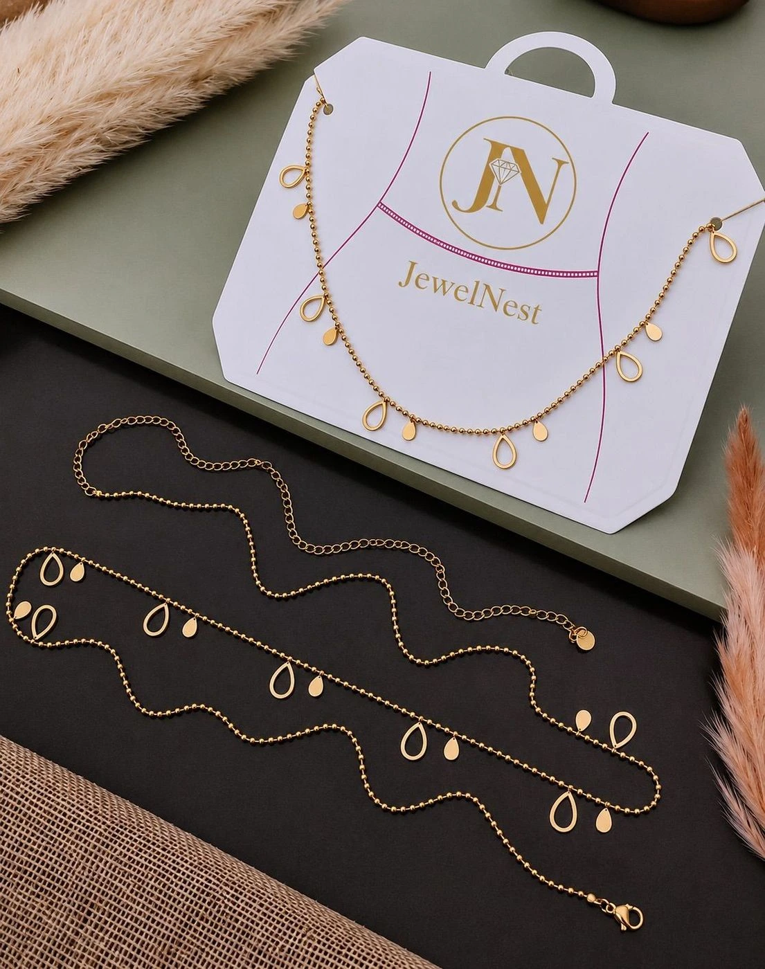 Golden Dewdrop Waist Chain