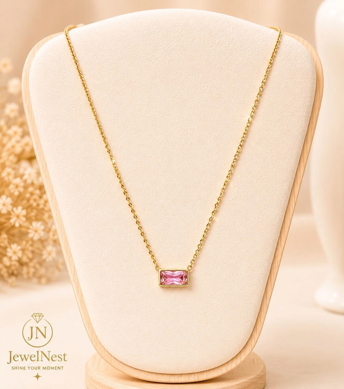 Pink Prism Charm