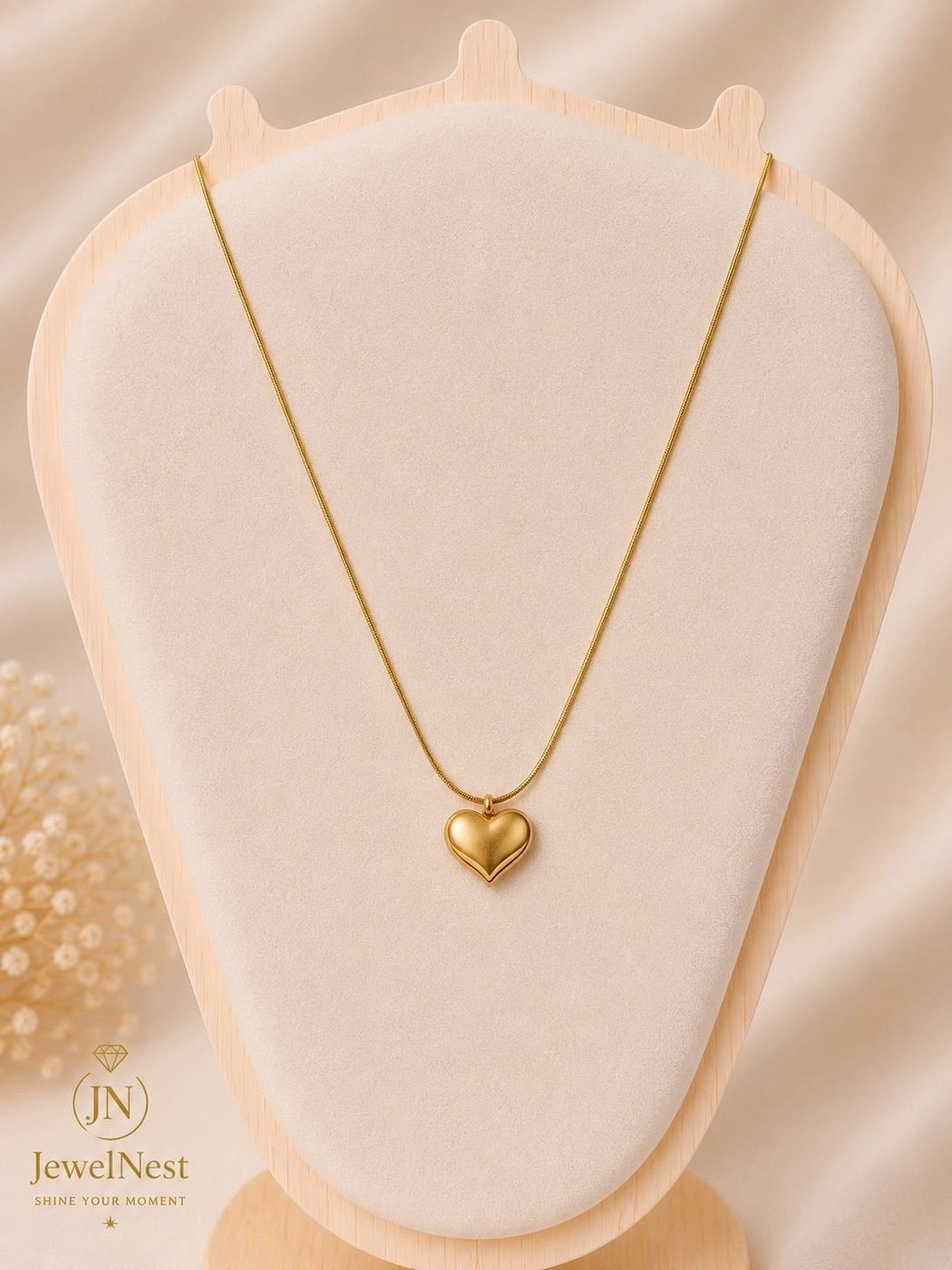 Golden Heart Necklace