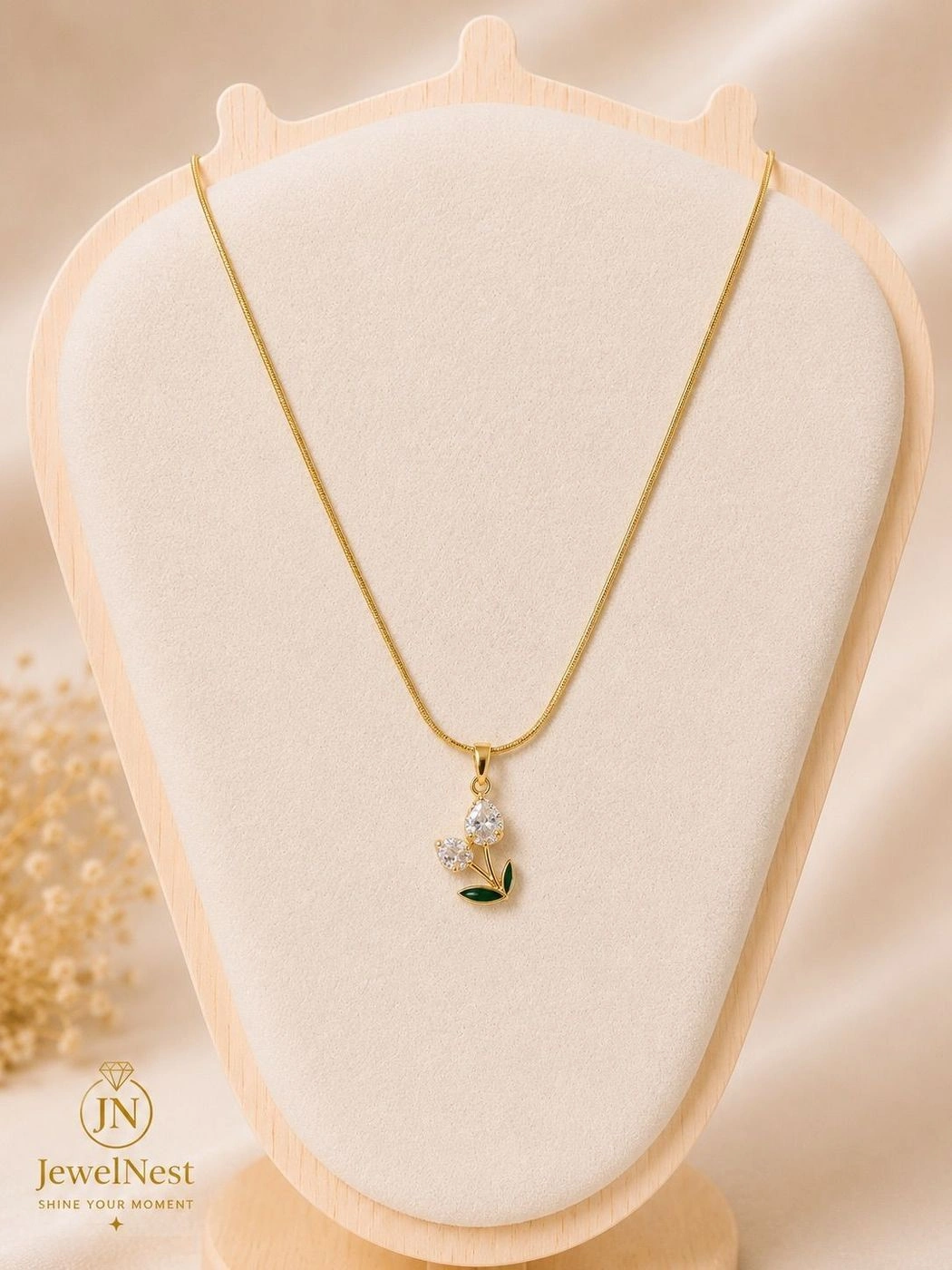 Floral Spark Necklace