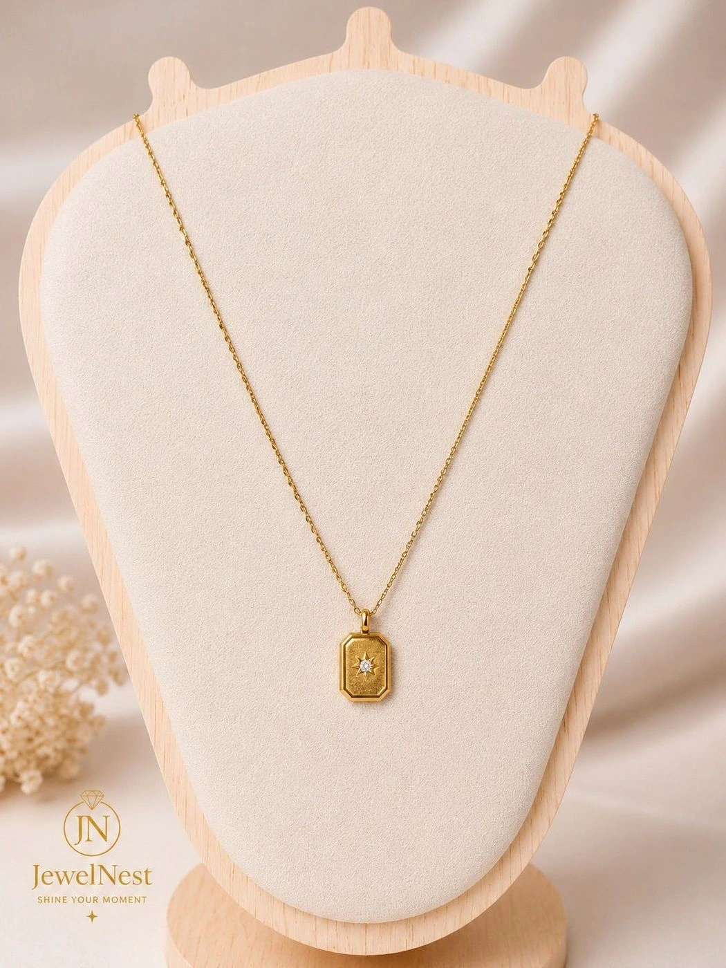 Golden Compass Necklace