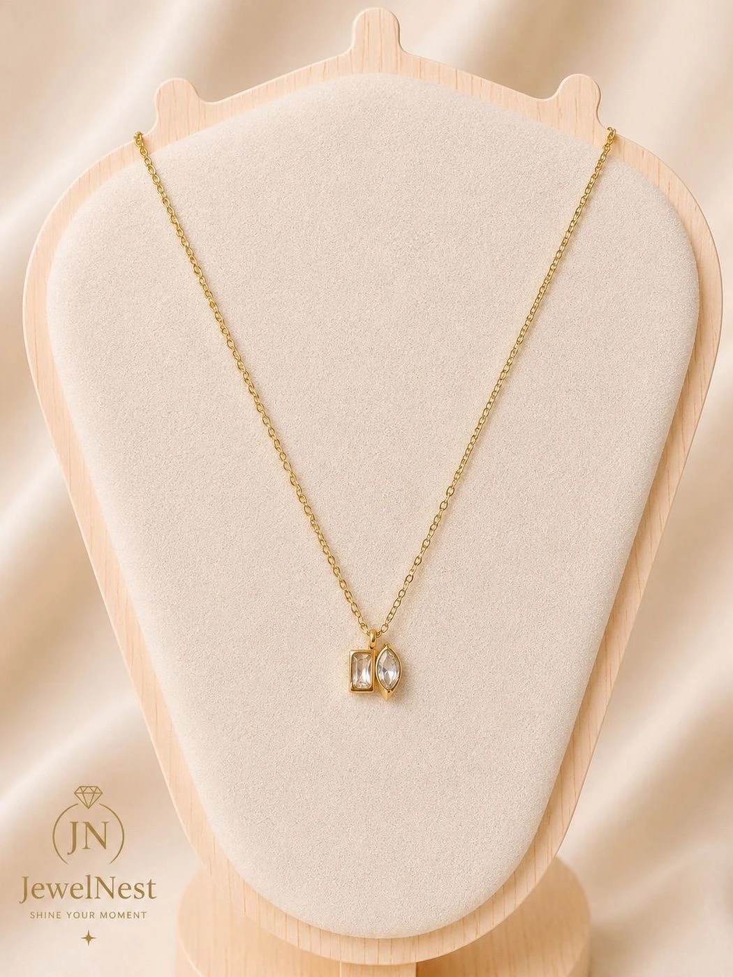 Twin Spark Necklace