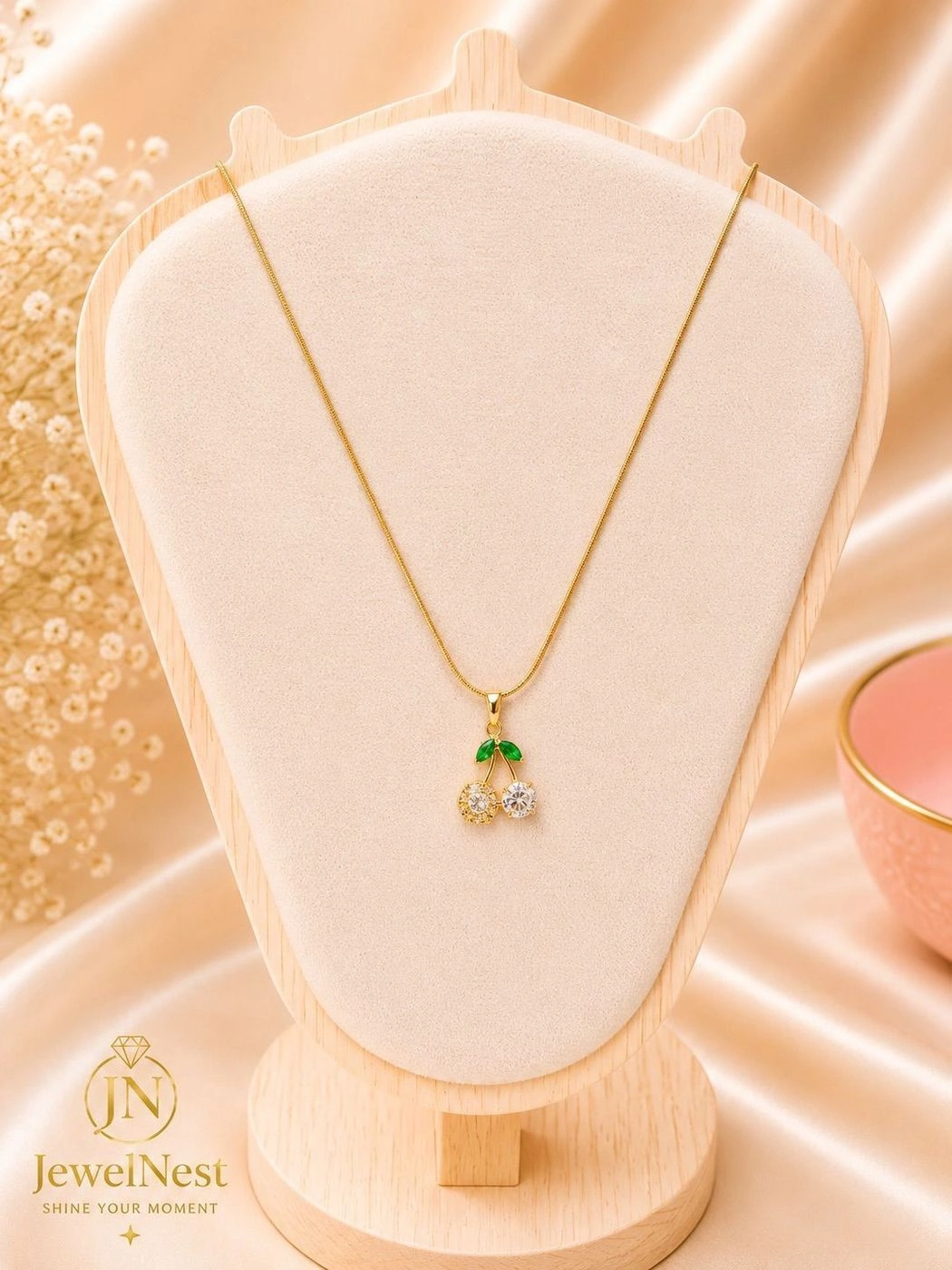 Crystal Cherry Necklace