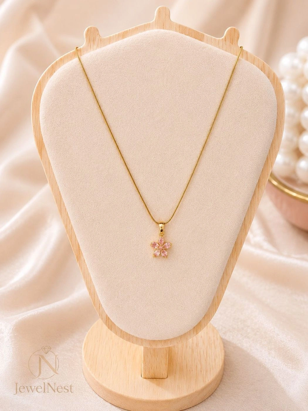 Pink Petal Bloom Pendant