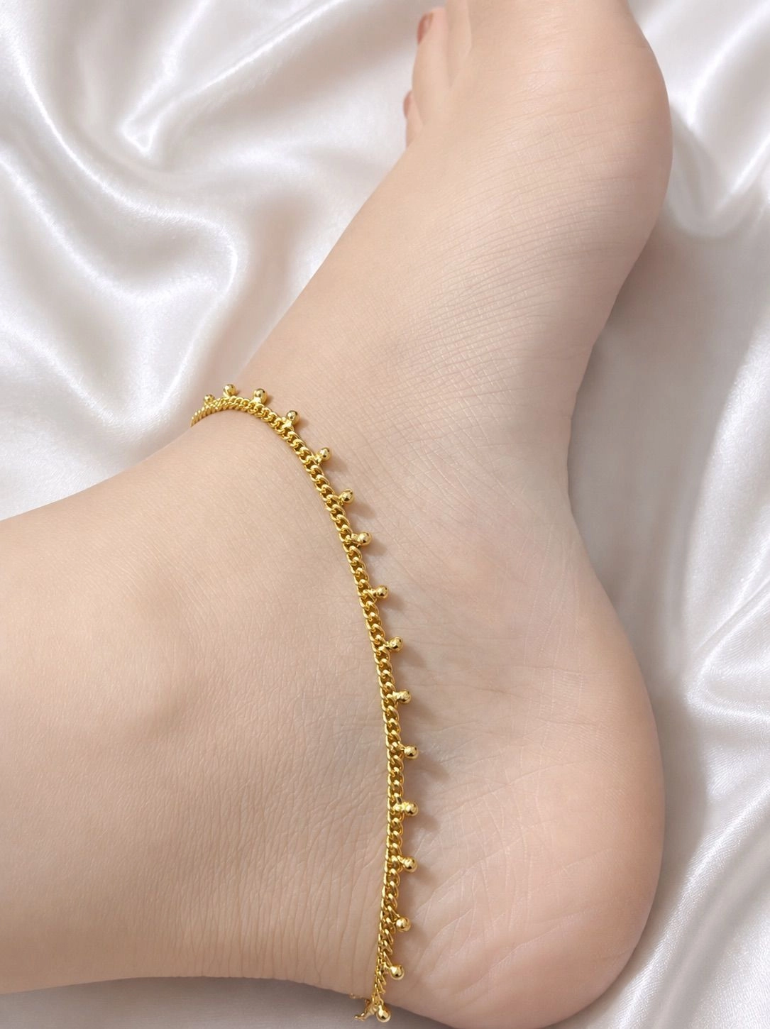 Gold plated Anklets