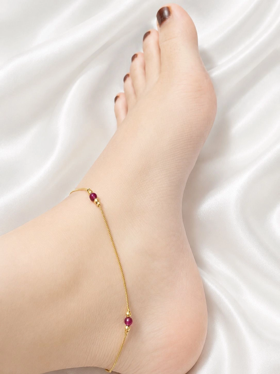 Gold plated Anklets