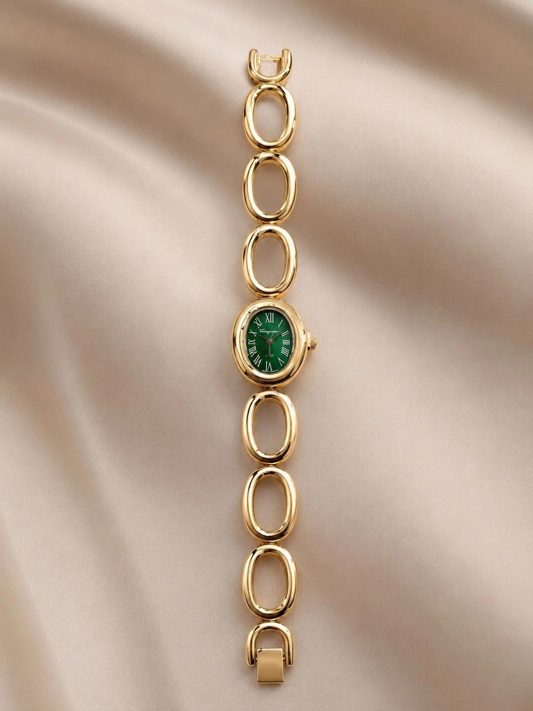Emerald Oval Watch