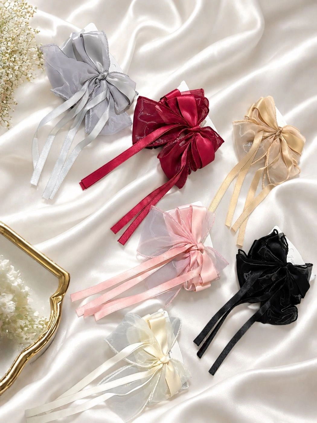 Luxe Satin Bow Hair Accessory