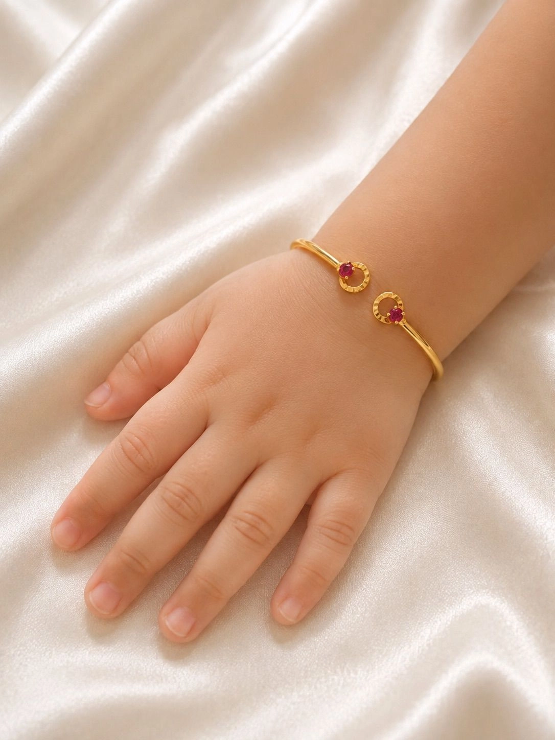 Ruby Glow Kids Bangle 1