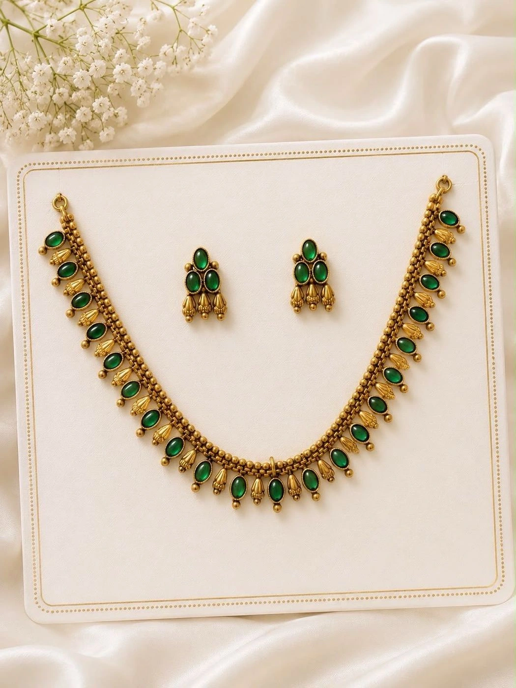 Green Kemp Necklace Set