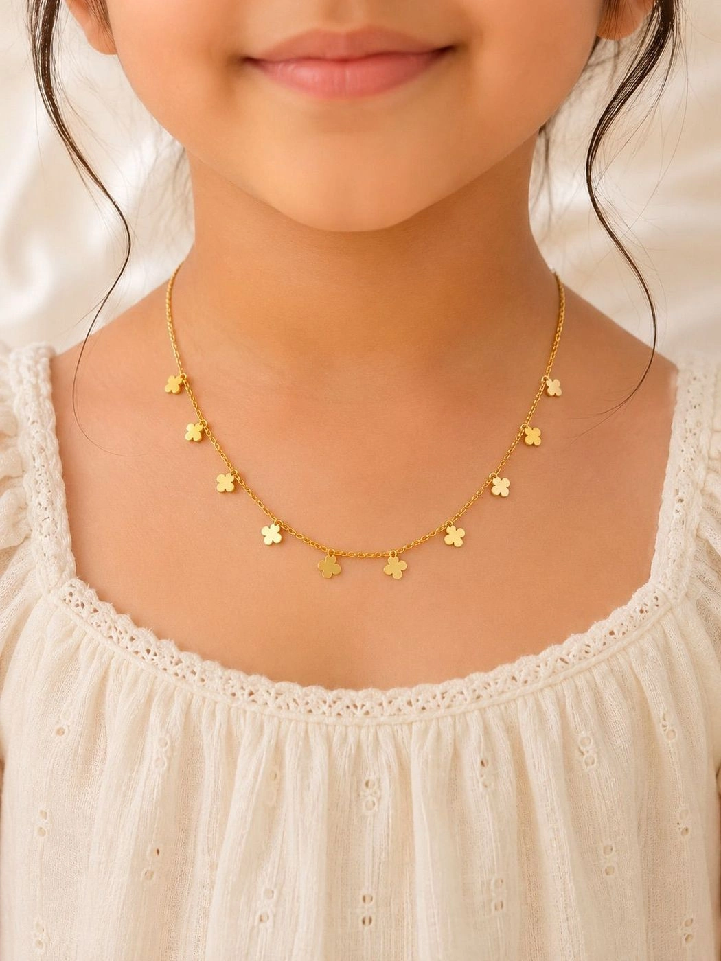 Mini Golden Bloom Necklace
