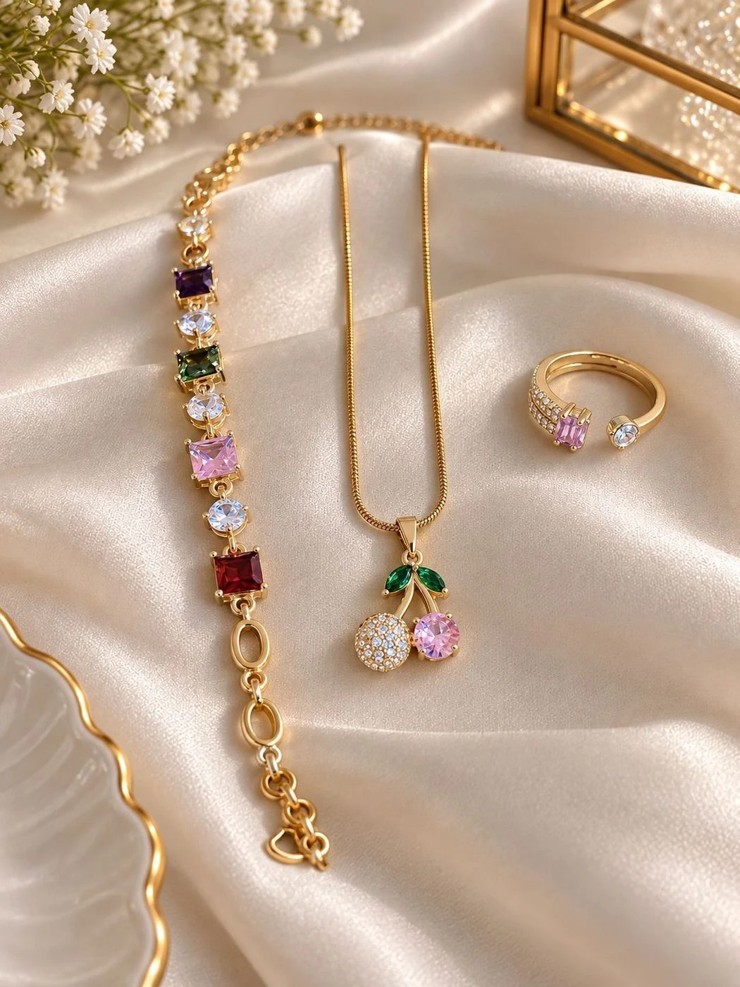 Multi-Gem Luxe Set