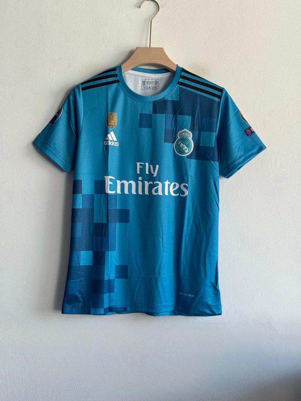 REAL MADRID 2017-18 THIRD KIT RONALDO EMBROIDERY