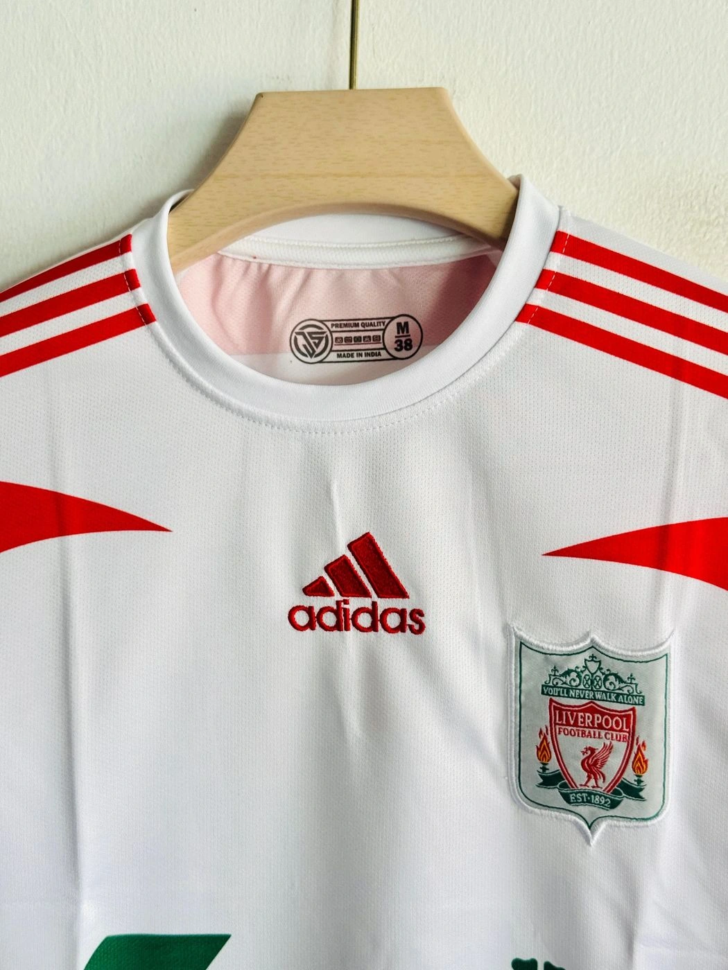 LIVERPOOL 2007-08 AWAY KIT TORRES FULLSLEEVE EMBROIDERY