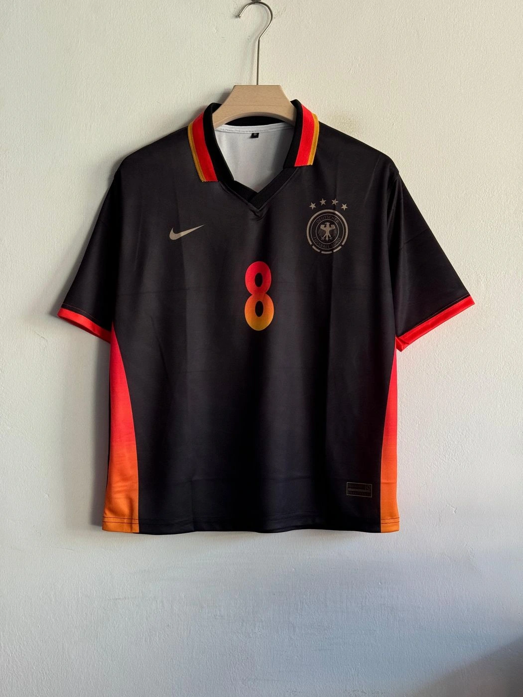 GERMANY 2010 BLACK CONCEPT KIT KROOS FIVESLEEVE POLO