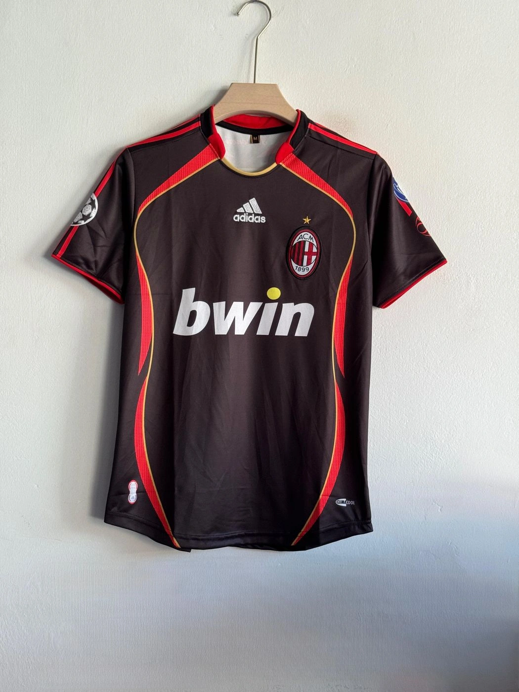 ACMILAN 2006-07 THIRD KIT MALDINI EMBROIDERY PREMIUM